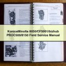 KonicaMinolta 8050/CF5001/bizhub PROC500/8150 Field Service Repair Manual