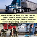 Volvo Trucks VN, VHD, VNL Series 1996-2002 Service Repair Shop Manual