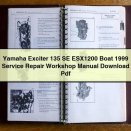 Yamaha Exciter 135 SE ESX1200 Boat 1999 Service Repair Workshop Manual Pdf