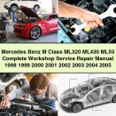Mercedes Benz M Class ML320 ML430 ML55 Complete Workshop Service Repair Manual 1998 1999 2000 2001 2002 2003 2004 2005