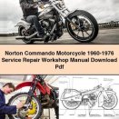 Norton Commando Motorcycle 1960-1976 Service Repair Workshop Manual Pdf