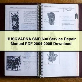 HUSQVARNA SMR 630 Service Repair Manual 2004-2005