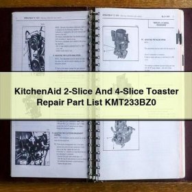 KitchenAid 2-Slice And 4-Slice Toaster Repair Part List KMT233BZ0