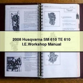 2008 Husqvarna SM 610 TE 610 I.E.Workshop Manual