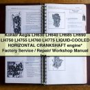Kohler Aegis LH Series Engine Factory Service Repair Manual