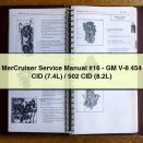 MerCruiser Service Repair Manual #16-GM V-8 454 CID (7.4L)/502 CID (8.2L)