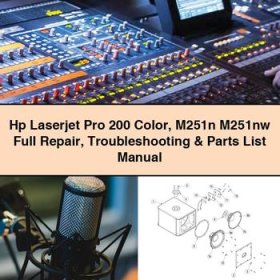 Hp Laserjet Pro 200 Color M251n M251nw Full Repair Troubleshooting & Parts List Manual