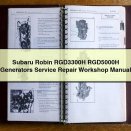 Subaru Robin RGD3300H RGD5000H Generators Service Repair Workshop Manual