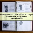MERCURY Marine 175XR SPORT JET Engine Full Service & Repair Manual 1997-ONWARDS