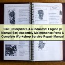 Caterpillar Cat C4.4 Industrial Engine Service Repair Manual Set PDF