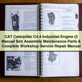 Caterpillar Cat C4.4 Industrial Engine Service Repair Manual Set PDF