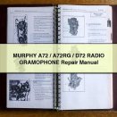 MURPHY A72/A72RG/D72 RADIO GRAMOPHONE Repair Manual