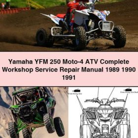 Yamaha YFM 250 Moto-4 ATV Complete Workshop Service Repair Manual 1989 1990 1991