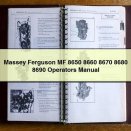 Massey Ferguson MF 8650 8660 8670 8680 8690 Operators Manual