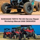 KAWASAKI TERYX 750 4X4 Service Repair Workshop Manual 2008 ONWARDS