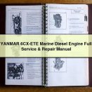 YANMAR 6CX-ETE Marine Diesel Engine Full Service & Repair Manual
