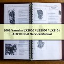 2002 Yamaha LX2000/LS2000/LX210/AR210 Boat Service Repair Manual