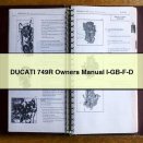 DUCATI 749R Owners Manual I-GB-F-D