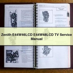 Zenith E44W46LCD E44W48LCD TV Service Repair Manual