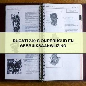 DUCATI 749-S ONDERHOUD EN GEBRUIKSAANWIJZING