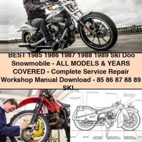 1985-1989 Ski Doo Snowmobile Complete Service Repair Workshop Manual Download