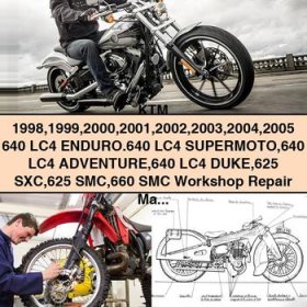 KTM 640 LC4 Enduro, SuperMOTO, Adventure, Duke & 625 SXC, SMC Workshop Repair Manual 1998-2005