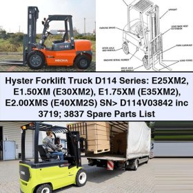 Hyster Forklift Truck D114 Series E25XM2 E1.50XM E1.75XM E2.00XMS SN onerror=