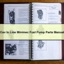 Cav In Line Minimec Fuel Pump Parts Manual
