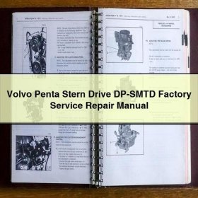 Volvo Penta Stern Drive DP-SMTD Factory Service Repair Manual
