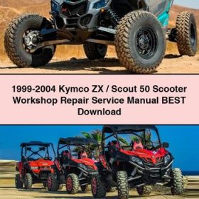 1999-2004 Kymco ZX/Scout 50 Scooter Workshop Service Repair Manual Best