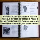 Komatsu PC200-6 PC200LC-6 PC210-6 PC210LC-6 PC220-6 PC220LC-6 PC230-6 PC230LC-6 Hydraulic Excavator Operation & Maintenance Manual (S/N: 96514 30980 52852 10177 and up)