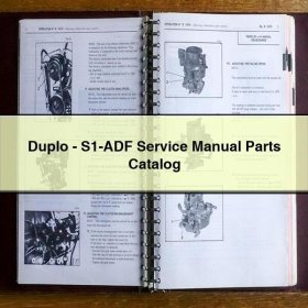 Duplo-S1-ADF Service Repair Manual Parts Catalog