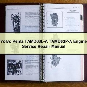 Volvo Penta TAMD63L-A TAMD63P-A Engine Service Repair Manual
