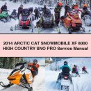 2014 Arctic CAT Snowmobile XF 8000 High COUNTRY SNO PRO Service Repair Manual