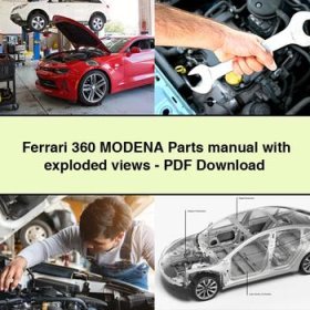 Ferrari 360 MODENA Parts Manual with exploded views-PDF