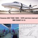 Cessna 206 T206 1969-1976 Service Repair Manual MM D2007-3-13
