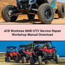 JCB Workmax 800D UTV Service Repair Workshop Manual