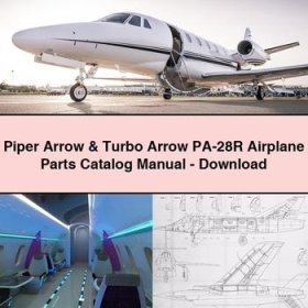 Piper Arrow & Turbo Arrow PA-28R Airplane Parts Catalog Manual-PDF