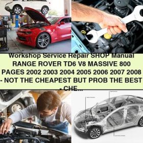 Range Rover TD6 V8 Workshop Service Repair Shop Manual 2002-2008