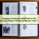Husqvarna Chainsaw 362XP 365 371XP-Service/Repair/Workshop Manual Best -PDF