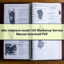 allis chalmers model 160 Workshop Service Repair Manual download