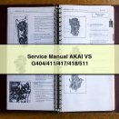 Service Repair Manual AKAI VS G404/411/417/418/511