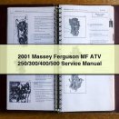 2001 Massey Ferguson MF ATV 250/300/400/500 Service Repair Manual
