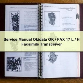 Service Repair Manual Okidata OK/FAX 17 L/H Facsimile Transceiver