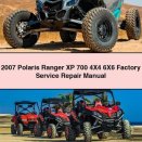 2007 Polaris Ranger XP 700 4X4 6X6 Factory Service Repair Manual