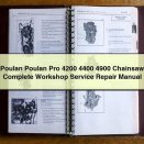 Poulan Poulan Pro 4200 4400 4900 Chainsaw Complete Workshop Service Repair Manual