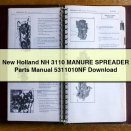New Holland NH 3110 MANURE SPREADER Parts Manual 5311010NF