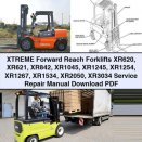 XTREME Forward Reach Forklifts XR620 XR621 XR842 XR1045 XR1245 XR1254 XR1267 XR1534 XR2050 XR3034 Service Repair Manual