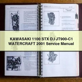 KAWASAKI 1100 STX D.I JT900-C1 WATERCRAFT 2001 Service Repair Manual