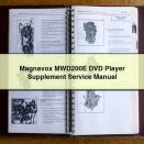 Magnavox MWD200E DVD Player Supplement Service Repair Manual